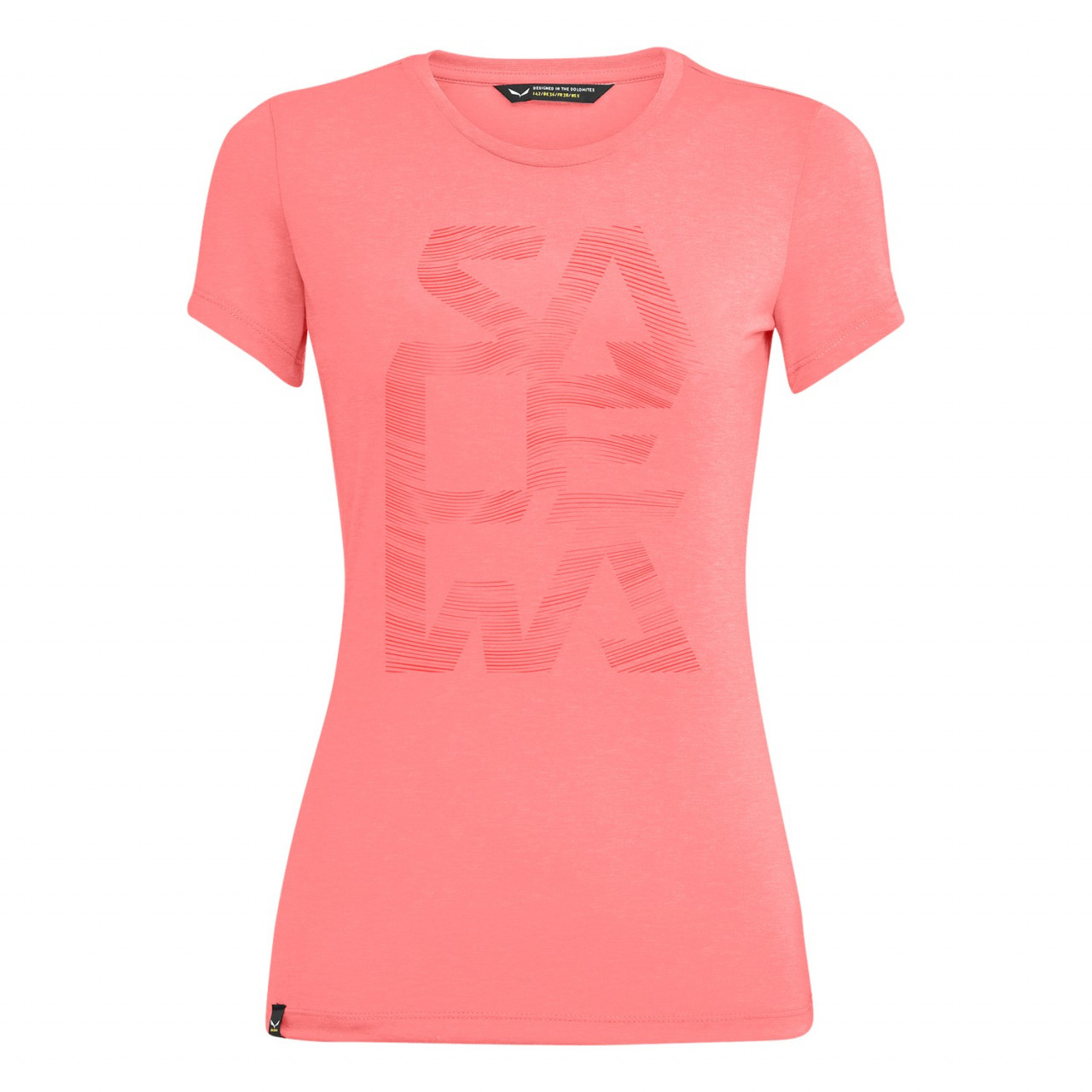 Salewa Print Dry Bayan T-Shirts Pembe Türkiye 719253SLG
